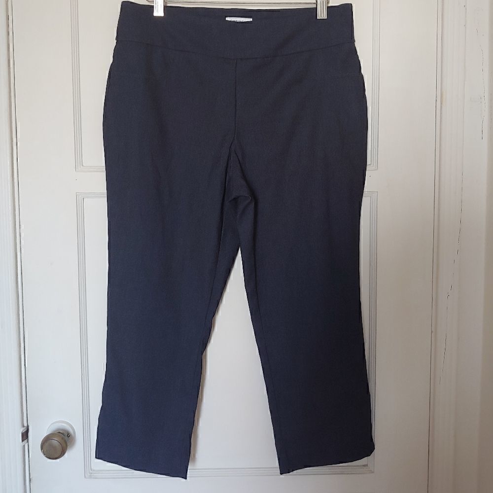 Charter Club Women's Pull-On Crop Pant Stretchy Denim Size 12